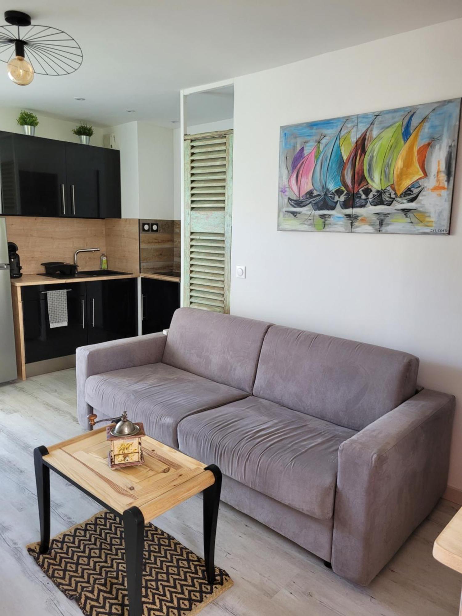 Tahiti Beach, T2 A La Mer, Piscine, Terrasse Et Parking Frontignan Esterno foto